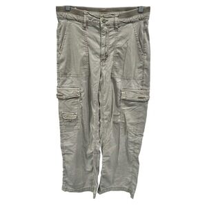 American Eagle‎ Outfitters Women Cargo Pants Olive Size 2 Short Casual Utility